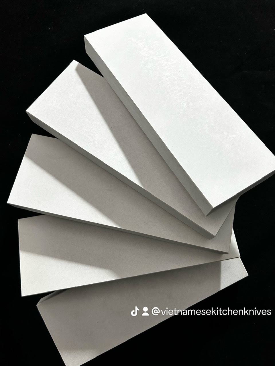 Đá mài WA đúc trắng tinh khiết — 180 / 400 / 1.000 / 3.000 / 5.000 grit