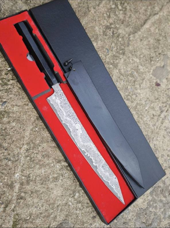Sujihiki Kiritsuke Damascus Lõi thép bột M390