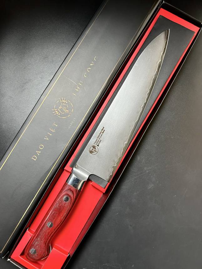 Gyuto 3 Lớp Hoàn thiện Kasumi Lõi thép VG10