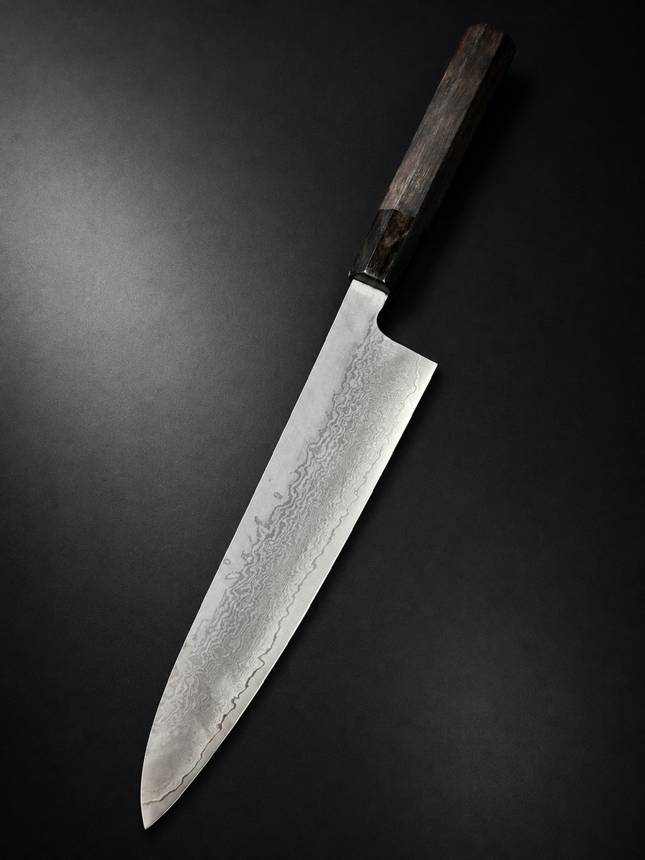 Gyuto Damascus Lõi thép bột tốc độ cao bán gỉ 210mm